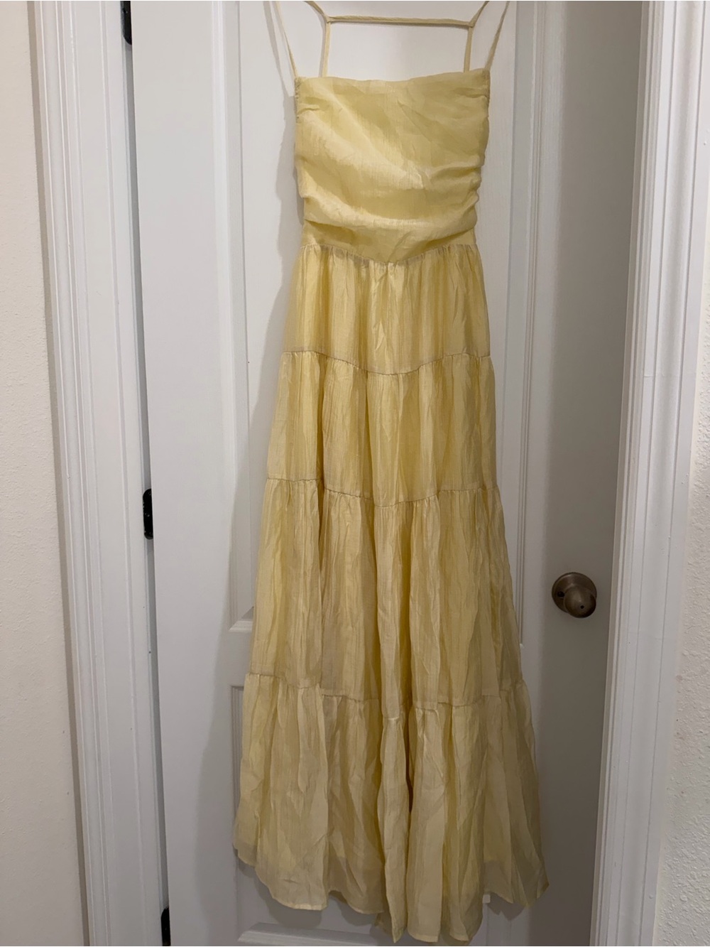Pleated Backless Tiered Cami Dress - Picture 9 of 9
